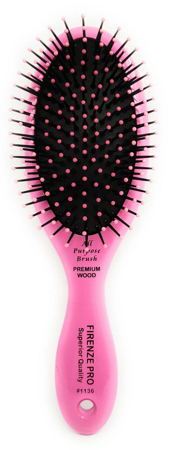 All-Purpose Oval Cushion Brush - Pink