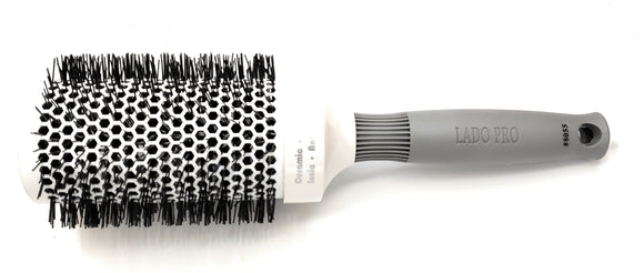 White Ceramic Ionic Thermal Hair Brush