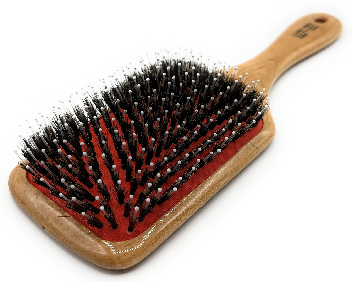 Boar + Nylon Rectangular Paddle Brush – LADO PRO